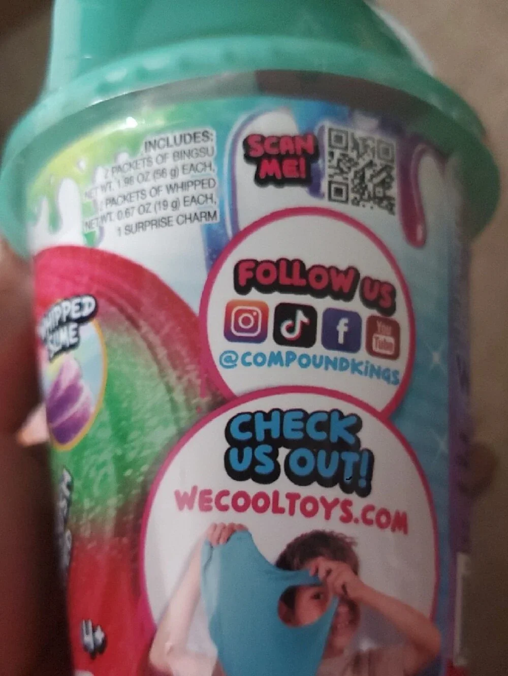 Whipped Bingsu Cuties Sugar Rush Scented Slime Cup - Picture 2 of 5